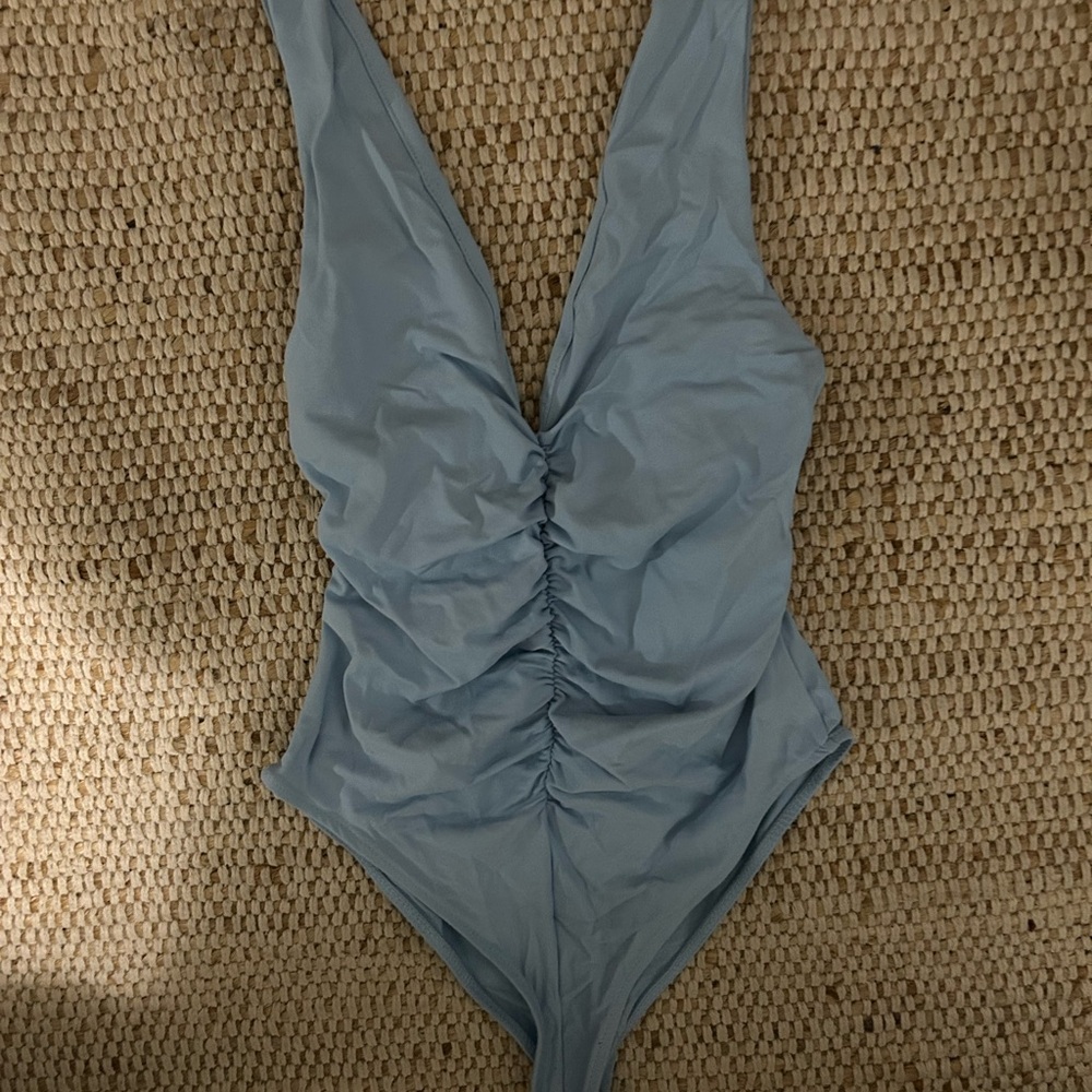 Zara baby blue Bodysuit